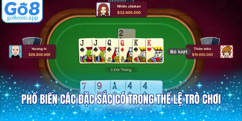 Phổ biến các đặc sắc có trong thể lệ trò chơi